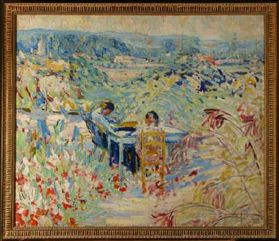 Figures in a Garden
