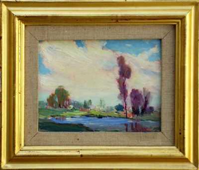 By the Lagoon by Paul Weindorf - Auction record, sale price, and art valuation. Compare with similar artists and explore comparable artworks.