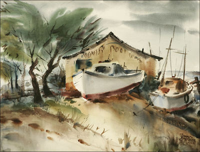 Monterey boat house