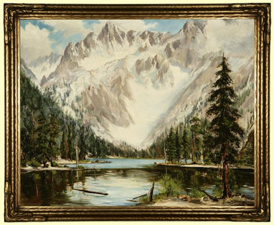 High Sierras Landscape by Leonard Borman - Auction record, sale price, and art valuation. Compare with similar artists and explore comparable artworks.