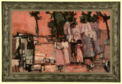 Red Mesa by Richard Haines - Auction record, sale price, and art valuation. Compare with similar artists and explore comparable artworks.