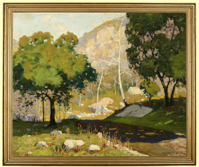 In the foothills of San Gabriel Mountains in January
