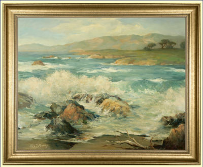 Incoming Tide, Cambria, CA by Frederick Penney - Auction record, sale price, and art valuation. Compare with similar artists and explore comparable artworks.