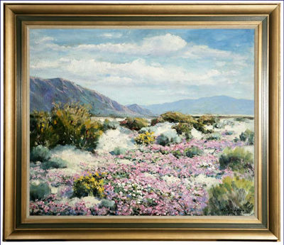 Depicting blooming verbena