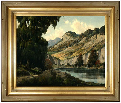 Sample artwork by Joseph Frey (1892 - 1977), known for landscape, marine - View similar artists and auction records