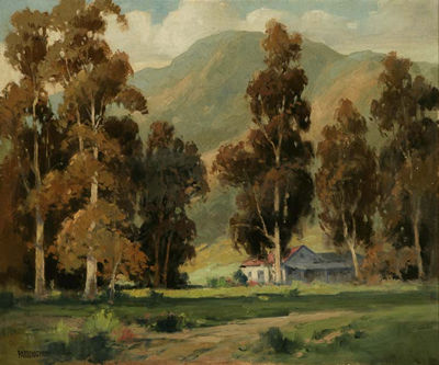 Southern California eucalyptus mountain landscape
