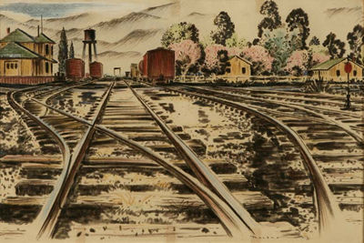 Lone Pine train depot
