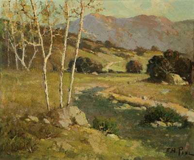 Near Warners, Hot Springs by Ernest Pohl - Auction record, sale price, and art valuation. Compare with similar artists and explore comparable artworks.