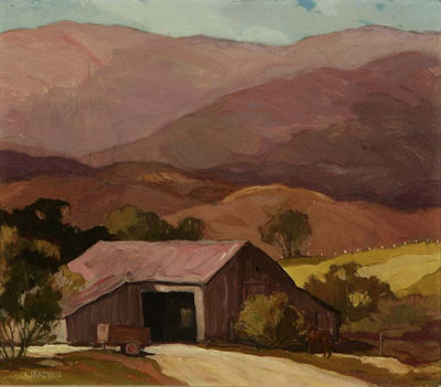 Farm in a San Diego landscape