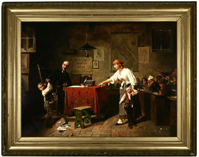 School House Discipline by Giacomo Mantegazza - Auction record, sale price, and art valuation. Compare with similar artists and explore comparable artworks.