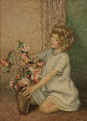 Child with Flowers