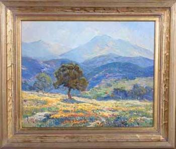 Sample artwork by Vernon Kerr (1938 - 1982), known for coastal landscape, still life and figure painting - View similar artists and auction records