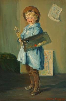 The Little Artist by David Tauszky - Auction record, sale price, and art valuation. Compare with similar artists and explore comparable artworks.