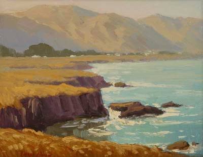 Refugio State Beach by Joseph Aaron - Auction record, sale price, and art valuation. Compare with similar artists and explore comparable artworks.