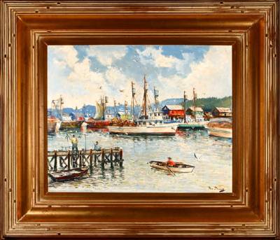 California Harbor Scene