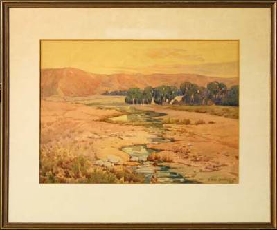 Stream in landscape