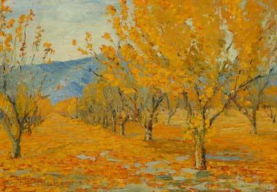 Fruit Trees In Bloom by Ruth Manerva Bennett - Auction record, sale price, and art valuation. Compare with similar artists and explore comparable artworks.