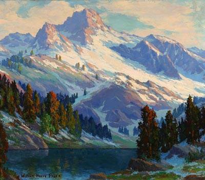 Sunlight on Sierra Slopes by William Henry Price - Auction record, sale price, and art valuation. Compare with similar artists and explore comparable artworks.