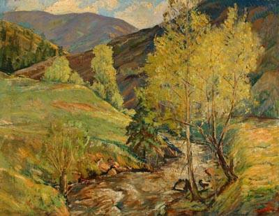 Utah canyon/river landscape