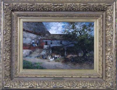 Sample artwork by Charlotte Buell Coman (1833 - 1924), known for landscape painting, some floral studies - View similar artists and auction records