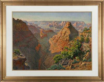 Panoramic view of the Grand Canyon