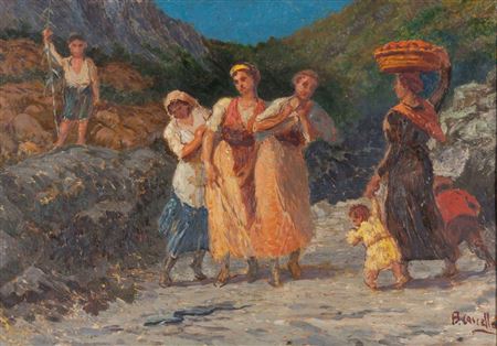 Sample artwork by Basilio Cascella (1860 - 1950), known for painting and sculpture - View similar artists and auction records