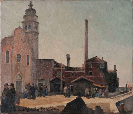 Sample artwork by Lino Bianchi Barriviera (1906 - 1985), known for painting - View similar artists and auction records