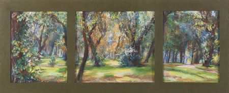 Villa Borghese - Giardino del lago (3 in one frame)