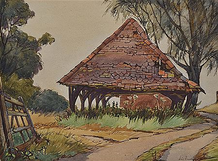 An Old Wagon Shed by Iris Francis - Auction record, sale price, and art valuation. Compare with similar artists and explore comparable artworks.