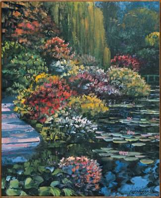 Willows by Giverny Lily Pond by Howard Chesner Behrens - Auction record, sale price, and art valuation. Compare with similar artists and explore comparable artworks.