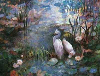 Pond with Snowy Egrets by Walter Marion Greer - Auction record, sale price, and art valuation. Compare with similar artists and explore comparable artworks.