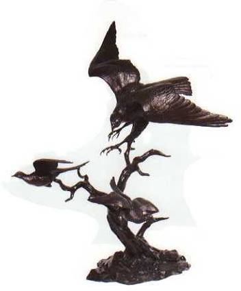 Sample artwork by Clark Bronson (Born 1939), known for wildlife, sculptor, illustrator - View similar artists and auction records