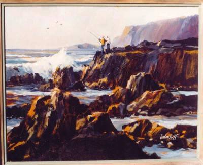 Fishing Off the Rocks