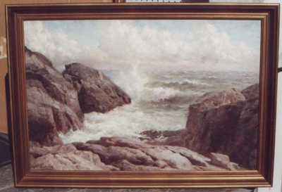 Sample artwork by Henry Cady (1849 - 1935), known for new england seascape, coastal views - View similar artists and auction records