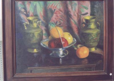 Tabletop Still Life by Ethel Easton Paxson - Auction record, sale price, and art valuation. Compare with similar artists and explore comparable artworks.