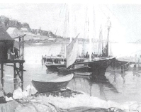 Harbour Scene by James Bonnar - Auction record, sale price, and art valuation. Compare with similar artists and explore comparable artworks.