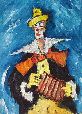 Pierrot als Akkordeonspieler by Robert Le Berger - Auction record, sale price, and art valuation. Compare with similar artists and explore comparable artworks.