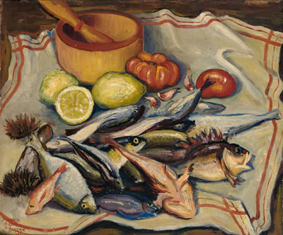 Sample artwork by Maria Passos (1912 - 1966), known for paintings - View similar artists and auction records