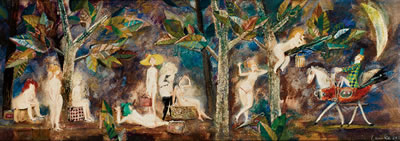 Sample artwork by Horst Lemke (Born 1922), known for painting - View similar artists and auction records