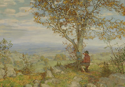 Ich male im Hegau by Hans Dieter - Auction record, sale price, and art valuation. Compare with similar artists and explore comparable artworks.