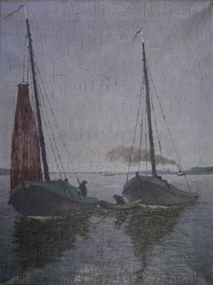 Fischerboote auf dem Niederrhein by Paul Biesemann - Auction record, sale price, and art valuation. Compare with similar artists and explore comparable artworks.