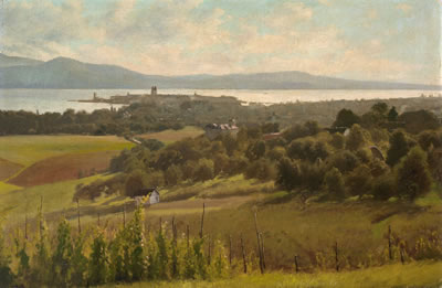 Blick von der Höhe des Wannentals auf Lindau und den Bodensee by Wilhelm Bode - Auction record, sale price, and art valuation. Compare with similar artists and explore comparable artworks.