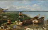 "Am Ufer von Frauenchiemsee"