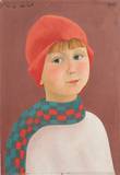 'Bregenz'. Büstenporträt eines Kindes mit roter Mütze und kariertem Schal by Fritz Krcal - Auction record, sale price, and art valuation. Compare with similar artists and explore comparable artworks.