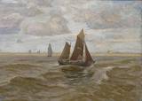 Uferstück mit Segelbooten by Karl Otto Matthaei - Auction record, sale price, and art valuation. Compare with similar artists and explore comparable artworks.