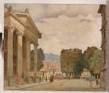 Blick auf den Königsbau und das Schloss zu Stuttgart