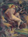 Sitzender weiblicher Akt vor nächtlicher Landschaft. by Willy Preetorius - Auction record, sale price, and art valuation. Compare with similar artists and explore comparable artworks.