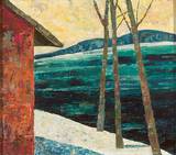 'Rotes Haus am See'. Winterliche Landschaft. by Michaela Krinner - Auction record, sale price, and art valuation. Compare with similar artists and explore comparable artworks.