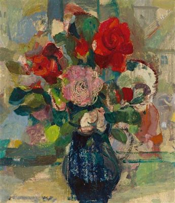 Sample artwork by Oskar Weiss (1920 - 1987), known for painting - View similar artists and auction records
