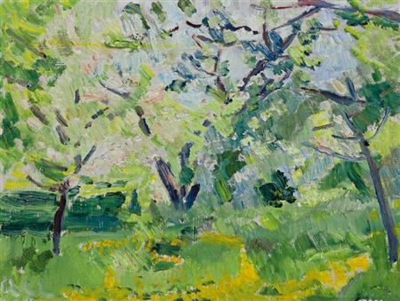 Baumblüte by Rose Sommer-Leypold - Auction record, sale price, and art valuation. Compare with similar artists and explore comparable artworks.